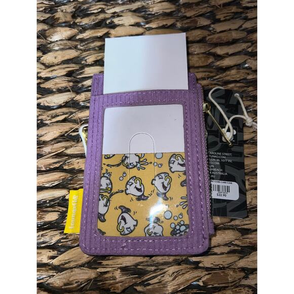 Loungefly Disney Beauty and the Beast Chip Figural Corduroy Mini Backpack - Picture 7 of 8